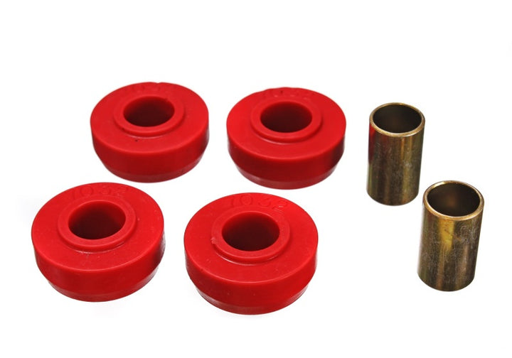 Energy Suspension 62-67 Chevy Nova Red Front Strut Rod Bushing Set