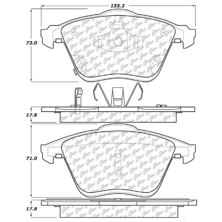 StopTech Street Touring 06-07 Mazda 6 Front Brake Pads