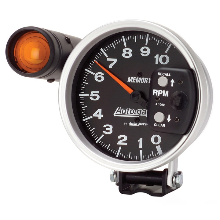 Autometer 5 inch 10K RPM w/ Monster Shift Lite / Memory Pedestal Tachometer