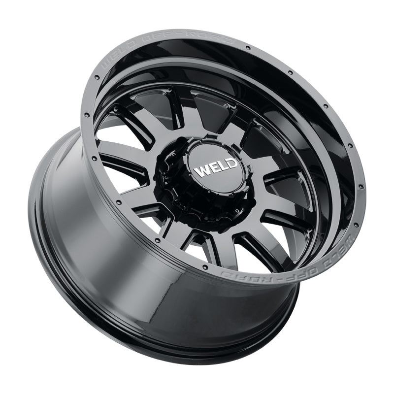 Weld Off-Road W168 20X10 Stealth 8X165.1 ET-18 BS4.75 Gloss Black 125.1