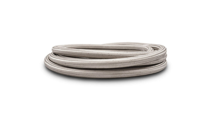 Vibrant Stainless Steel Braided Flex Hose w/PTFE Liner AN -3 (20ft Roll)