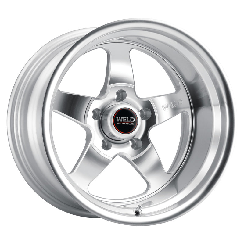 Weld S105 20x8 Ventura 5x127 ET00 BS4.50 Gloss Silver MACH DIA 78.1