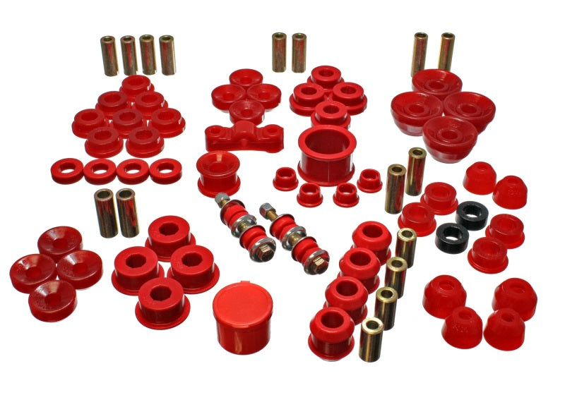 Energy Suspension 90-93 Acura Integra Red Hyper-Flex Master Bushing Set