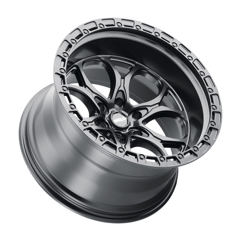 Weld Off-Road W108 20X10 Ledge 6X139.7 ET13 BS6.00 Satin Black / Black Ring 106.1