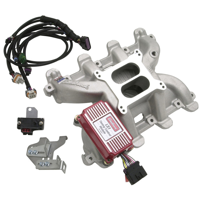 Edelbrock SBC LS1 Carbureted Manifold