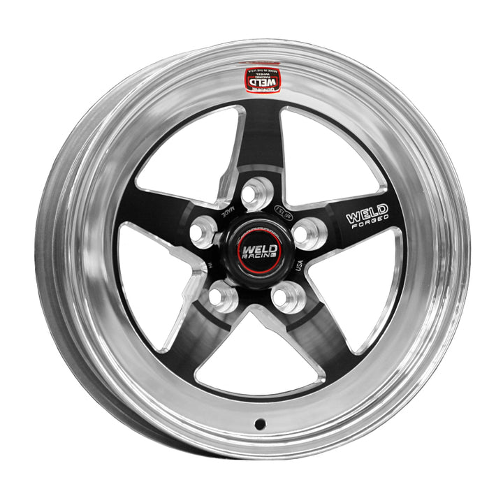 Weld S71 15x3.5 / 5x4.5 BP / 0.63in. BS Black Wheel (Medium Pad) - Non-Beadlock