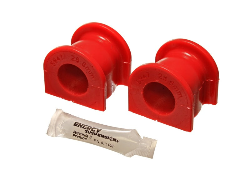 Energy Suspension 00-09 Honda S2000 Red 28.2mm Front Sway Bar Bushing Set