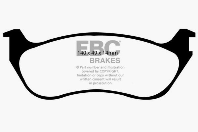 EBC 02-05 Ford Explorer 4.0 2WD Extra Duty Rear Brake Pads