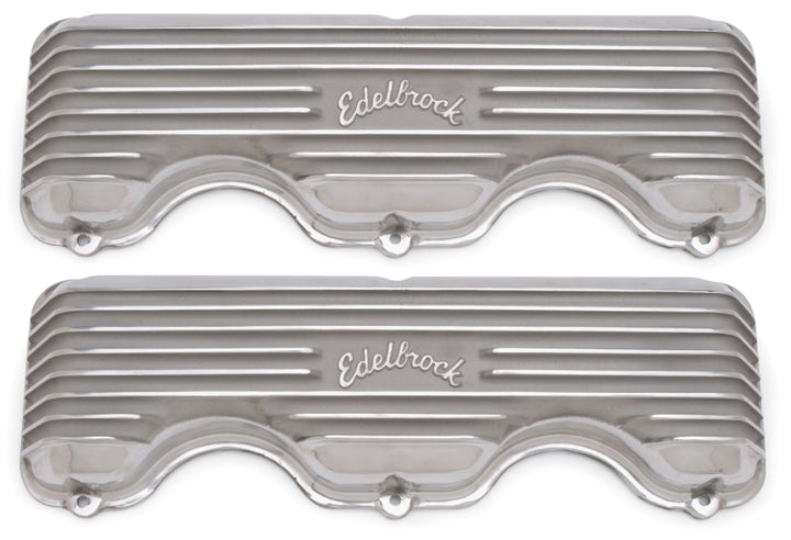 Edelbrock Valve Cover Classic Series Chevrolet W 348/409 CI V8 Polshed