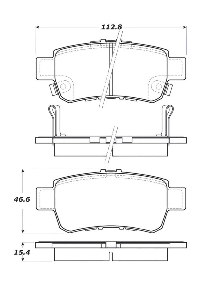 StopTech Street Touring 06-13 Honda Odyssey Rear Brake Pads