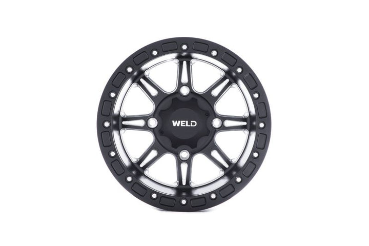 Weld UTV RF Series Cheyenne U511 15x10 Cheyenne Beadlock 4x136 5BS Satin BLK MIL