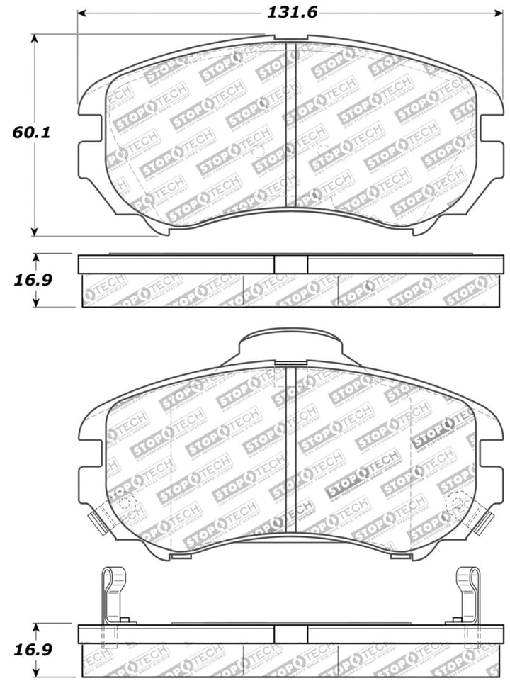 StopTech Street Touring Brake Pads