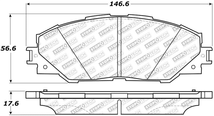 StopTech Street Select Brake Pads - Front