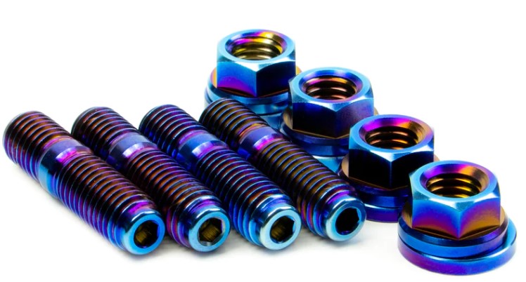 SpeedFactory Racing Titanium Turbo to Manifold Stud Kit – 4pc