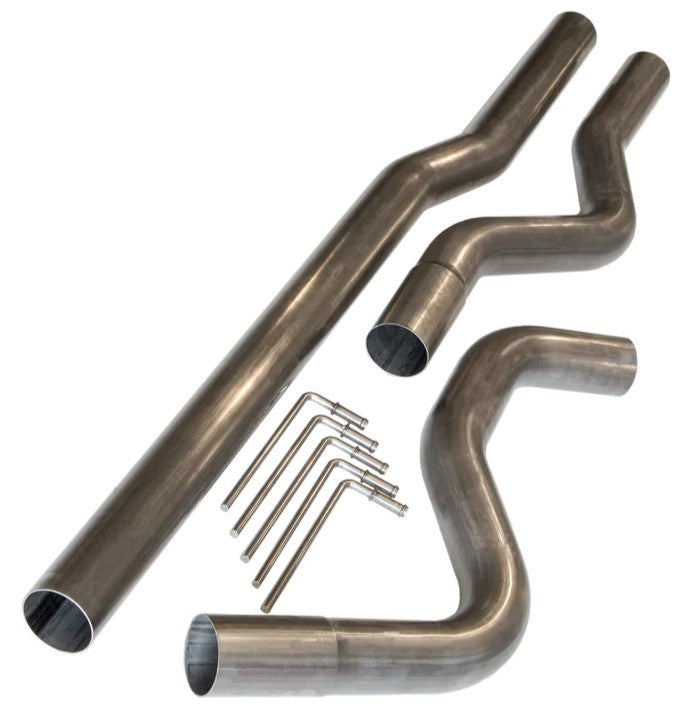 SpeedFactory Racing 3" Stainless Steel Mandrel Bent Cat-Back Exhaust Piping Kit