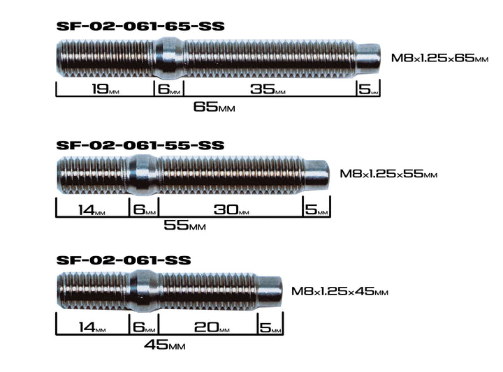 SpeedFactory Racing Stainless Steel Intake / Exhaust Manifold Stud Kits