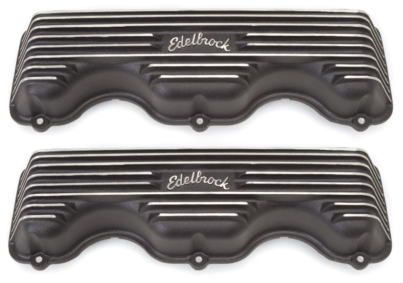 Edelbrock Valve Cover Classic Series Chevrolet W 348/409 CI V8 Black