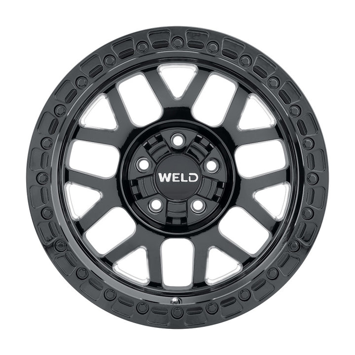 Weld Off-Road W105 17X9.0 Cinch 5X114.3 5X127 ET00 BS5.00 Gloss Black MIL 78.1