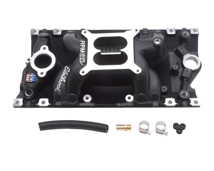 Edelbrock Performer RPM Air Gap Vortec Black