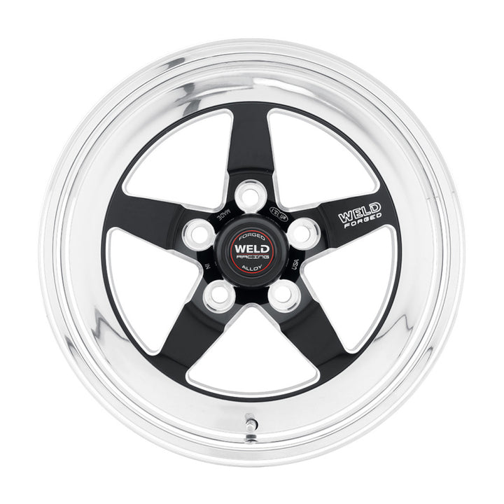 Weld S71 15x7 / 5x4.5 BP / 4.5in. BS Black Wheel (Medium Pad) - Non-Beadlock