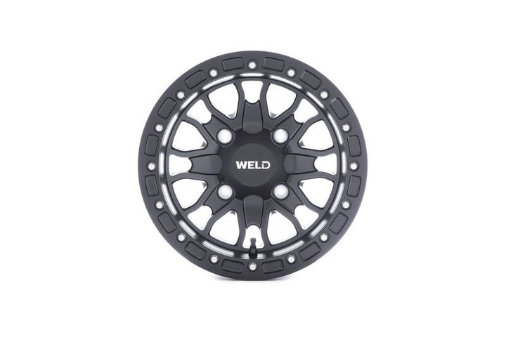 Weld UTV RF Series Raptor U500 14x10 Raptor Beadlock 4x136 5BS Satin BLK