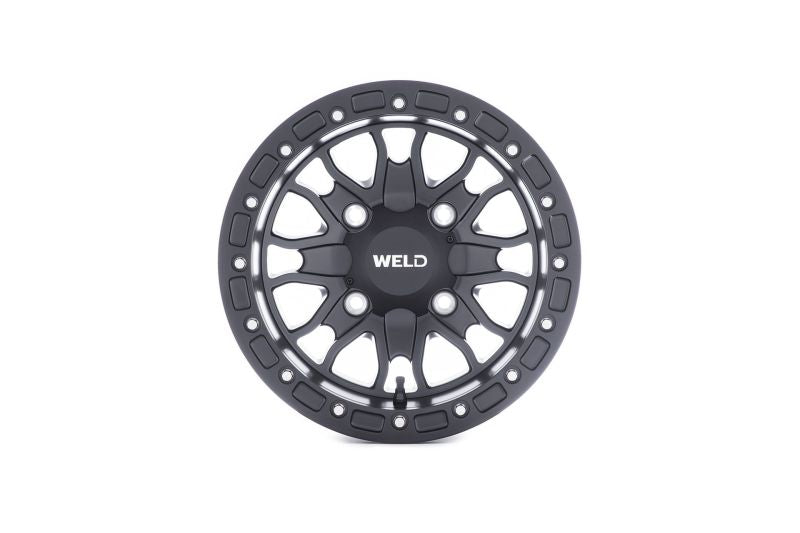 Weld UTV RF Series Raptor U500 15x8 Raptor Beadlock 4x156 4BS Satin BLK