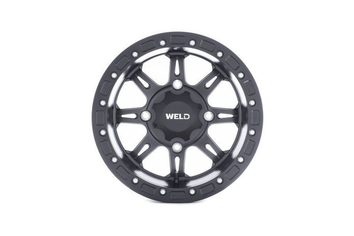 Weld UTV RF Series Cheyenne U511 15x10 Cheyenne Beadlock 4x136 5BS Satin BLK MIL