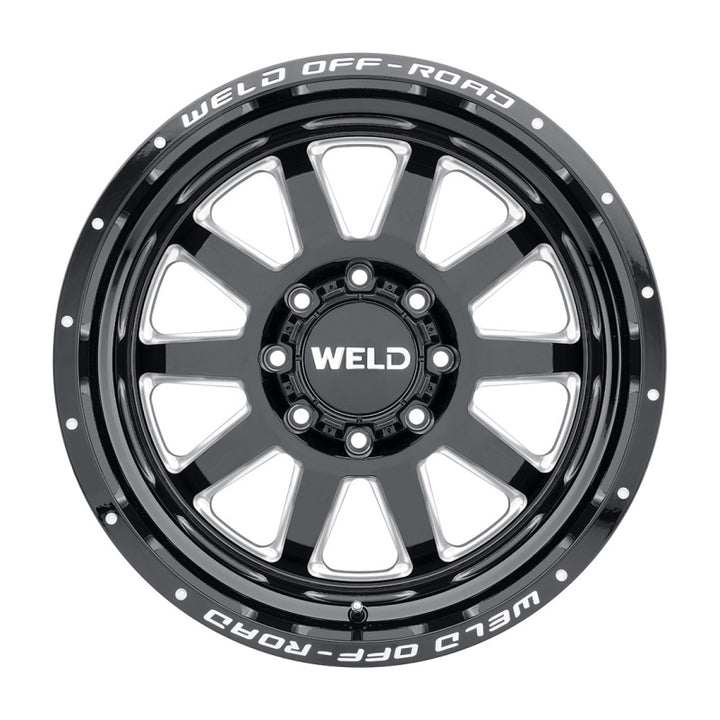 Weld Off-Road W102 20X9.0 Stealth 6X135 6X139.7 ET00 BS5.00 Gloss Black MIL 106.1