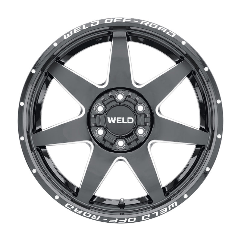 Weld Off-Road W109 20X10 Retaliate 6X135 6X139.7 ET-18 BS4.75 Gloss Black MIL 106.1