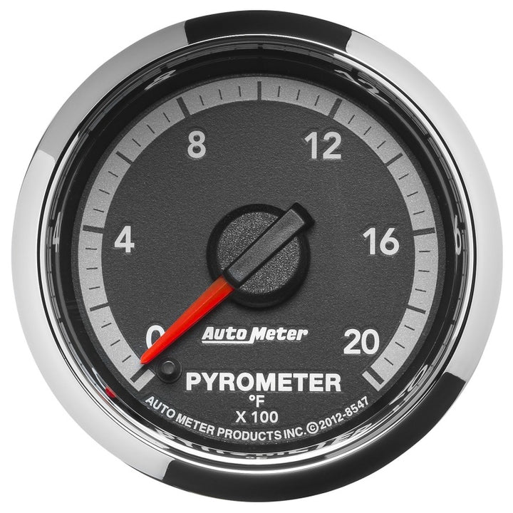 Autometer Gen4 Dodge Factory Match 52.4mm Full Sweep Electronic 0-2000 Deg F EGT/Pyrometer Gauge