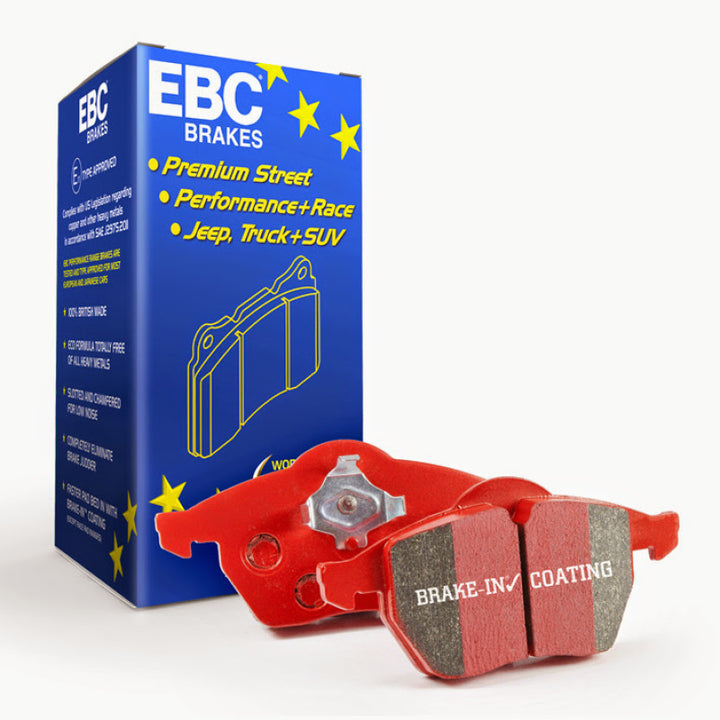 EBC 01-06 Chrysler Sebring Sedan 2.4 Redstuff Front Brake Pads