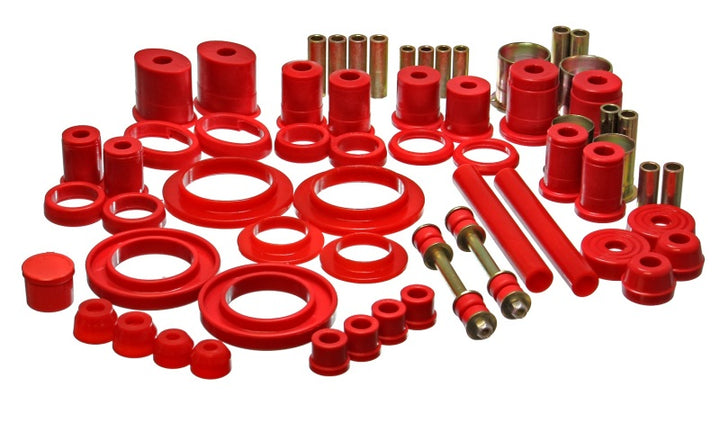 Energy Suspension 99-04 Ford Mustang Red Hyper-flex Master Bushing Set