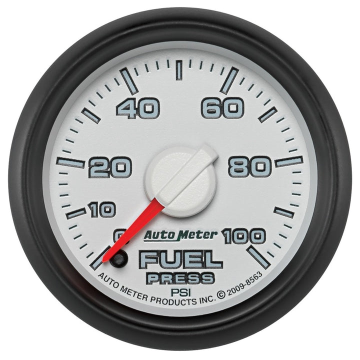 Autometer Factory Match 52.4mm Full Sweep Electronic 0-100 PSI Fuel Pressure Gauge Dodge