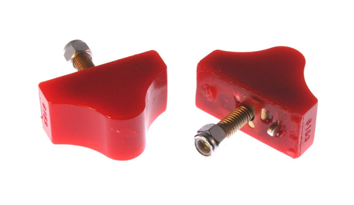 Energy Suspension Gm Lwr B Stop Single Hump Set - Red