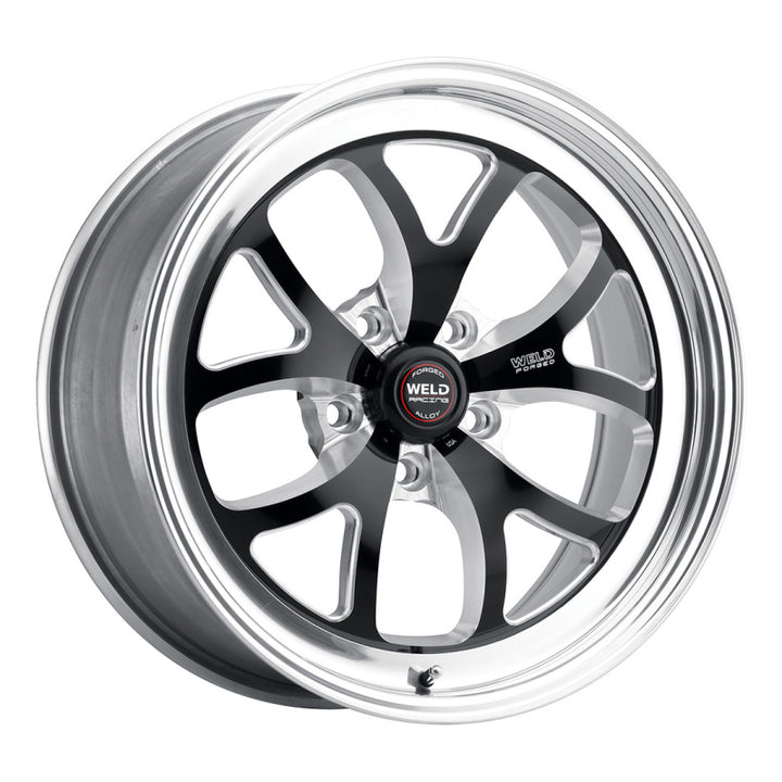 Weld S76 15x10.33 / 5x4.5 BP / 6.5in. BS Black Wheel (Low Pad) - Non-Beadlock