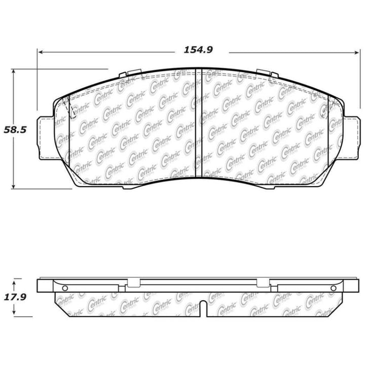 StopTech Street Touring 11-15 Honda Crosstour/Odyssey Front Brake Pads