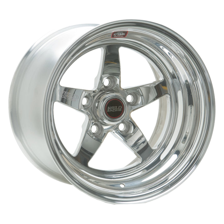 Weld S71 15x15.33 / 5x4.5 BP / 5.5in. BS Polished Wheel (Medium Pad) - Non-Beadlock