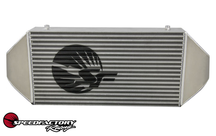 SpeedFactory Racing Standard Dual Backdoor Front Mount Intercooler - 3" Inlet / 3" Outlet (600HP-850HP)