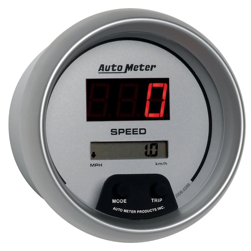 Autometer Ultra-Lite 3 3/8in 160 MPH Digital Speedo Gauge