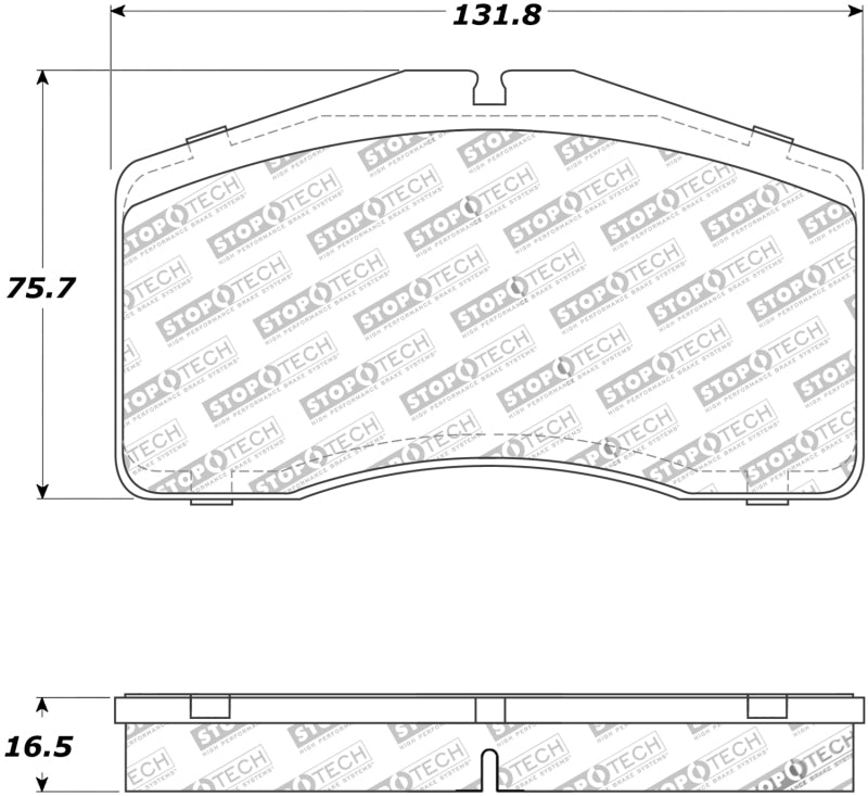 StopTech Street Touring 92-98 Porsche 911 Front Brake Pads