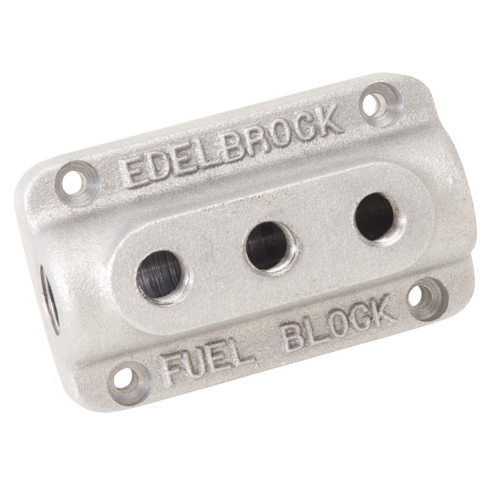 Edelbrock Fuel Block Triple As Cast