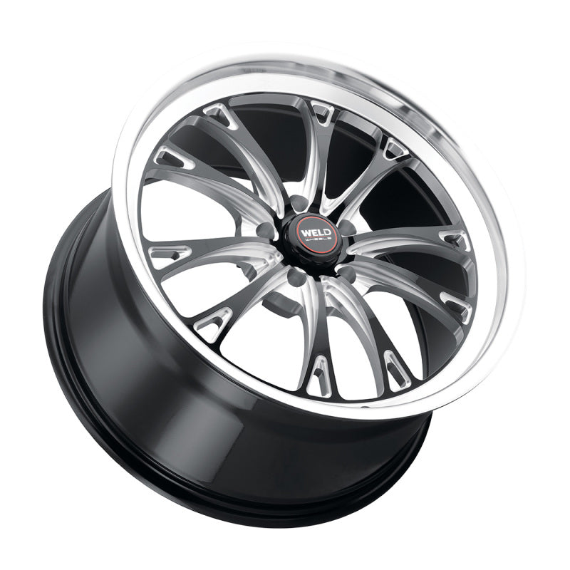 Weld S113 20X10.5 Belmont 5X115 ET20 BS6.5 Gloss Black MIL Dia 71.5