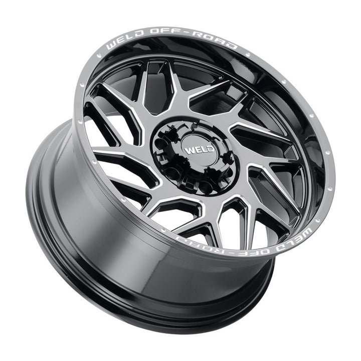 Weld Off-Road W117 20X10 Fulcrum 5X127 5X139.7 ET-18 BS4.75 Gloss Black MIL 87.1