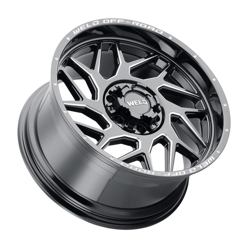 Weld Off-Road W117 20X10 Fulcrum 6X135 6X139.7 ET13 BS6.00 Gloss Black MIL 106.1