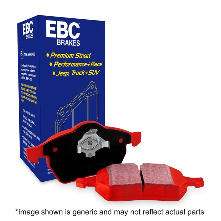 EBC 00-01 Hyundai XG 300 3.0 Redstuff Front Brake Pads