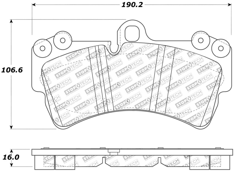 StopTech Street Touring Porsche Brake Pads