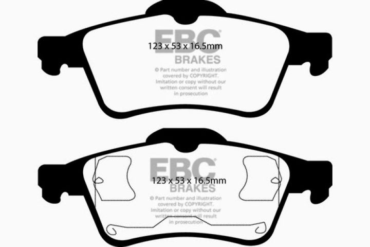 EBC 03-05 Mazda 3 2.0 Greenstuff Rear Brake Pads