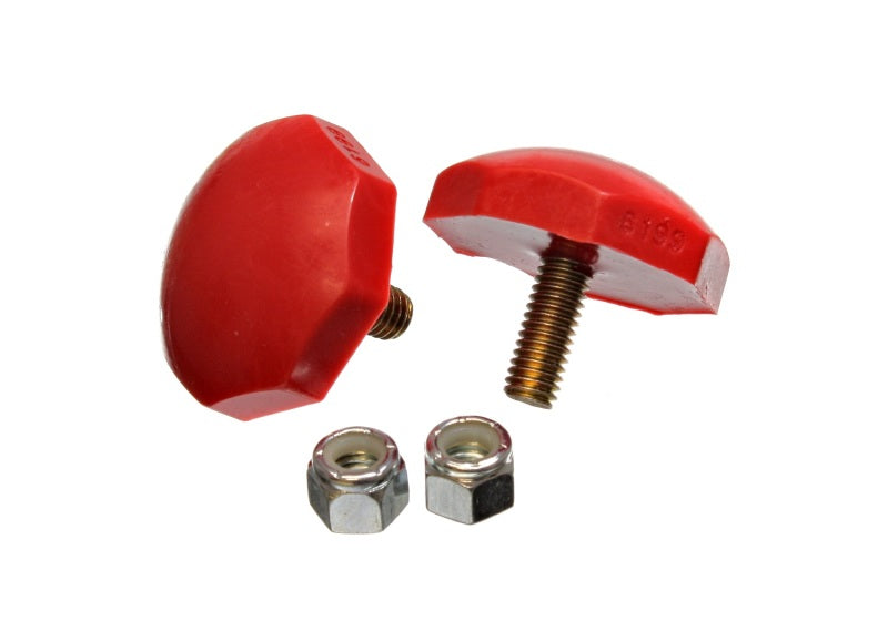 Energy Suspension Octagon Bump Stop Set - Red