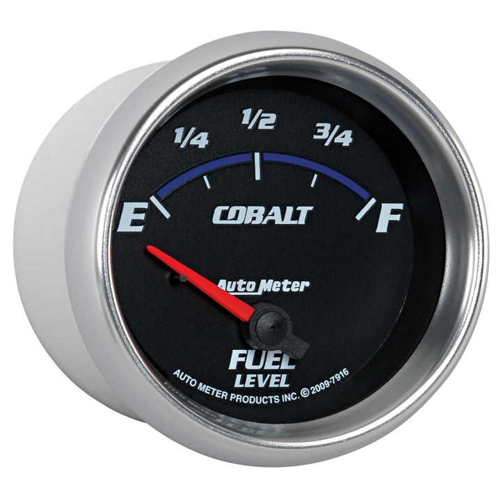 Autometer Cobalt 66.7mm 240-33 ohms Short Sweep Electronic Fuel Level Gauge