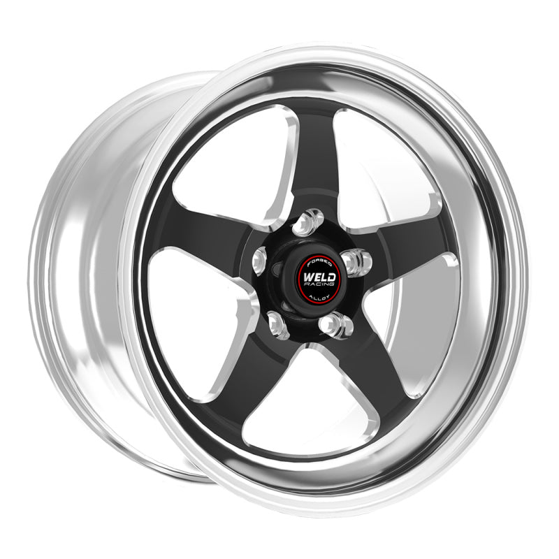 Weld S71 18x10 / 5x4.75 BP / 5.6in. BS Black Wheel (High Pad) - Non-Beadlock